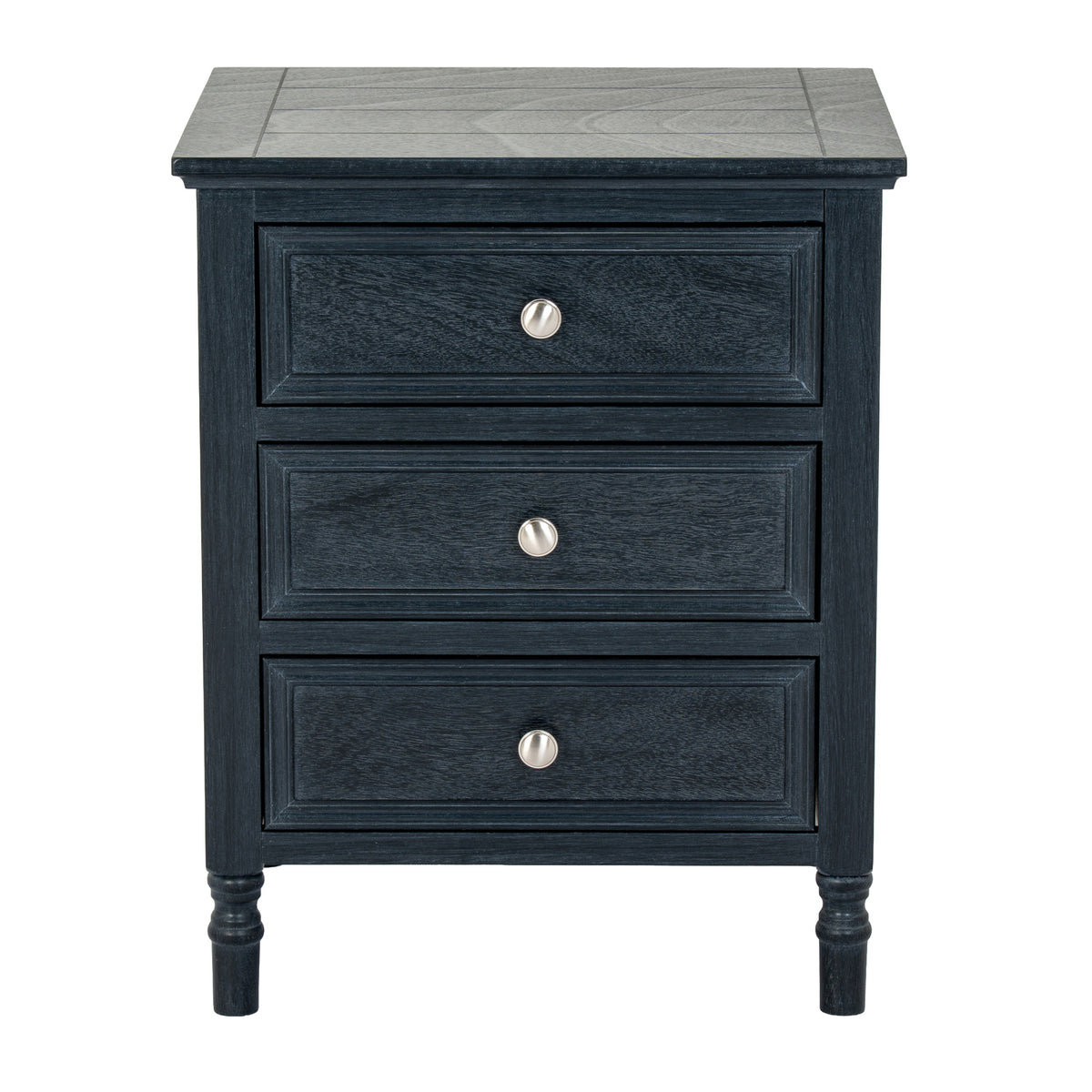 Contour Collection 3 Drawer Side Table - image 3
