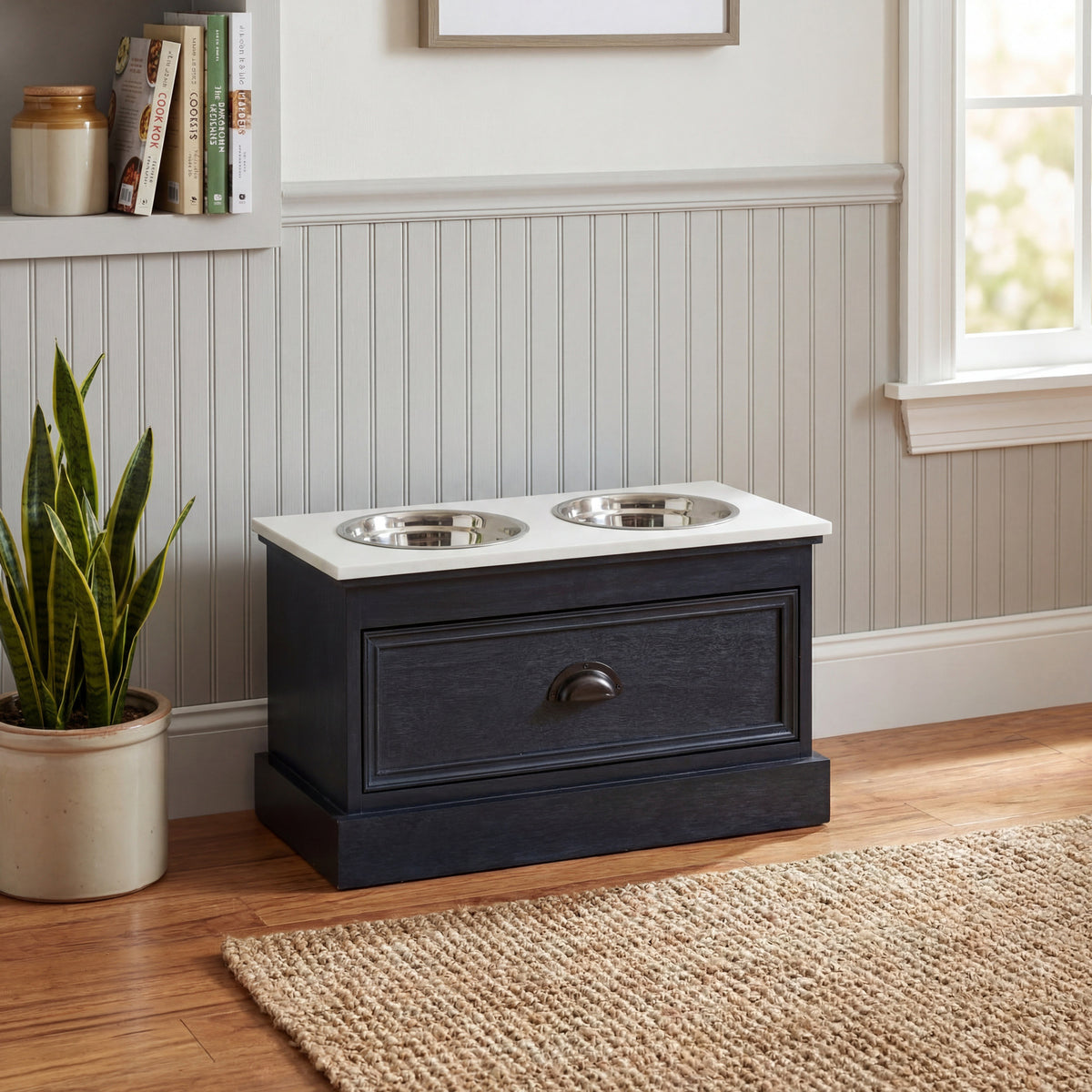 Contour Collection Pet Feeder Table - image 1