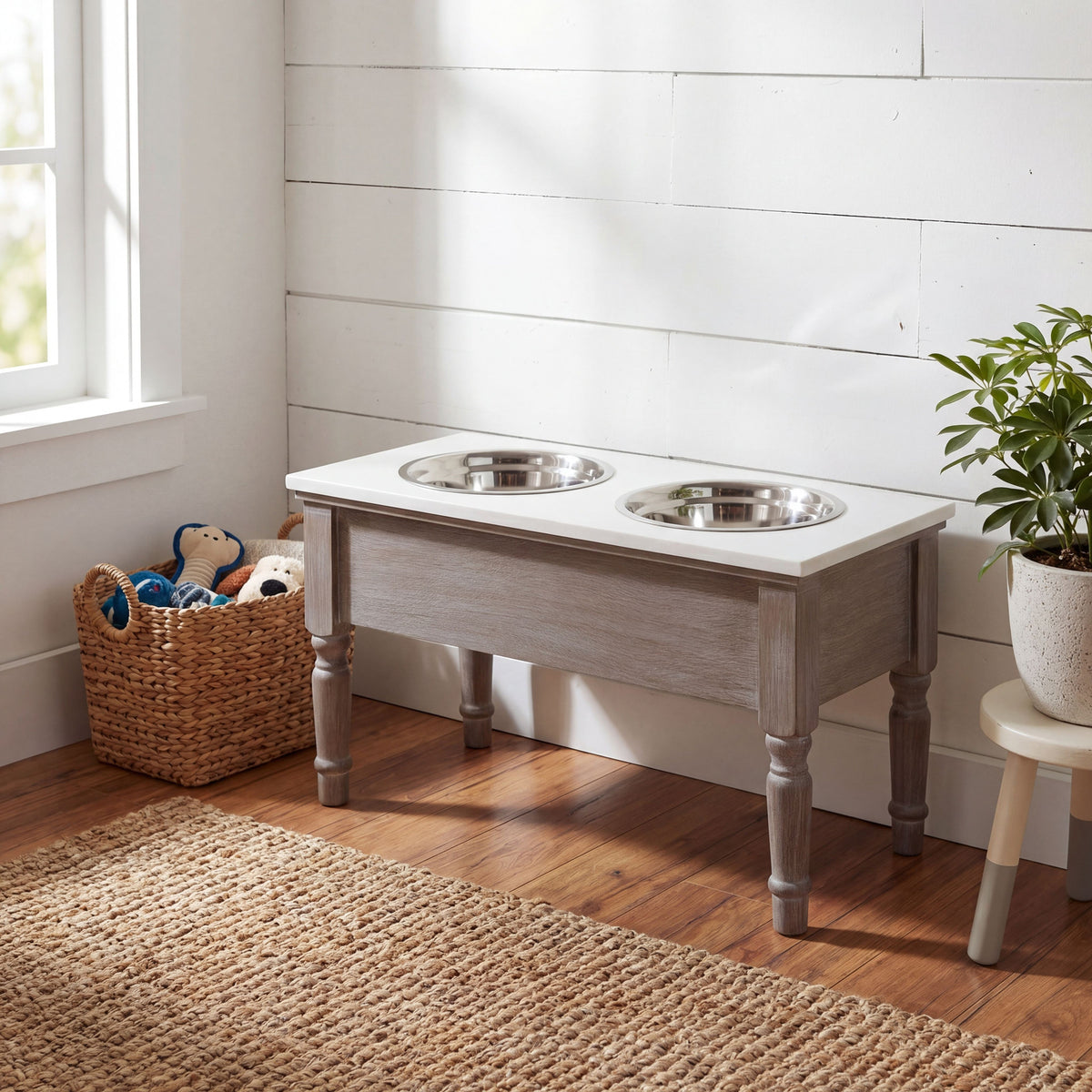 Serene Collection Pet Feeder Table - image 1