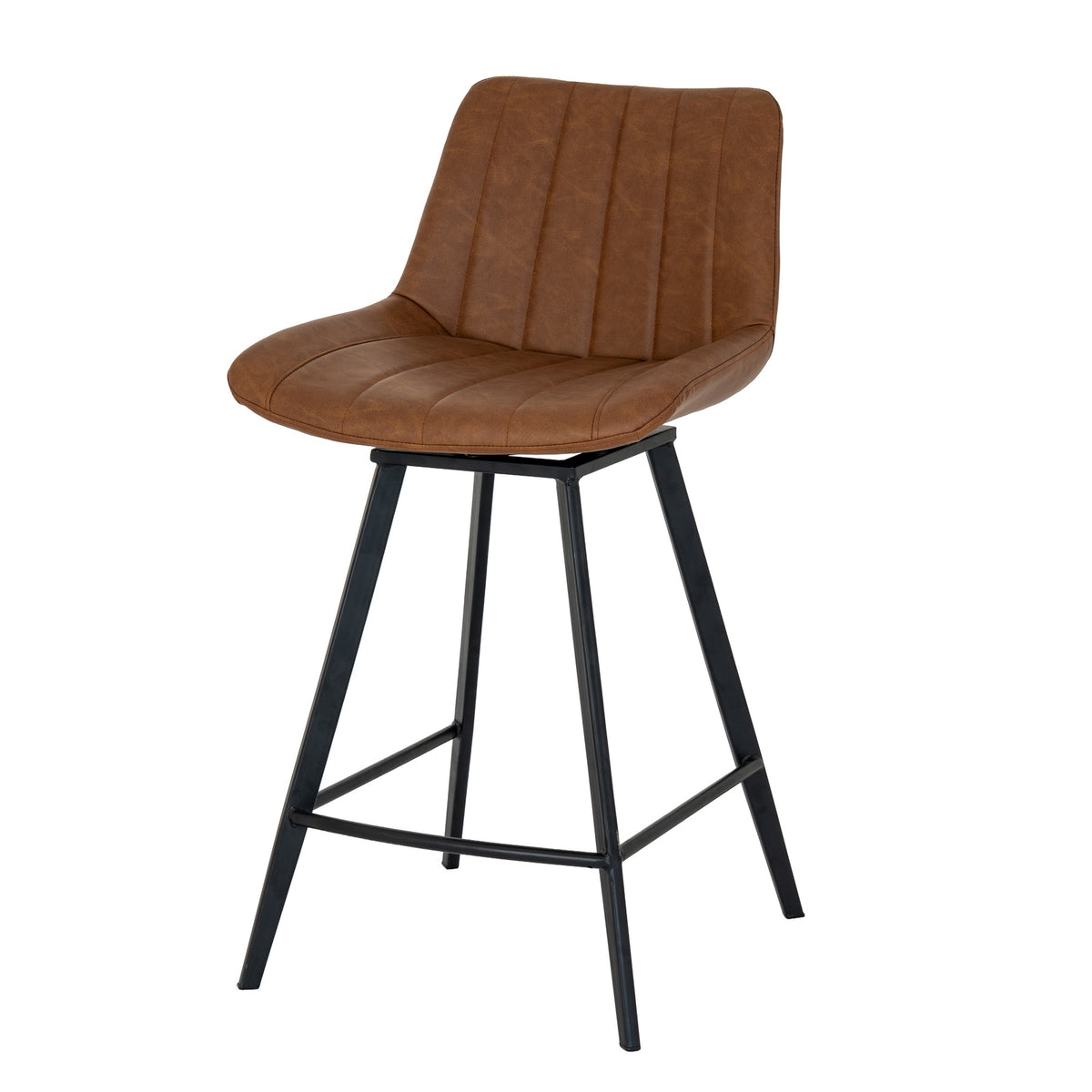 Malmo Tan Swivel Bar Stool - image 2