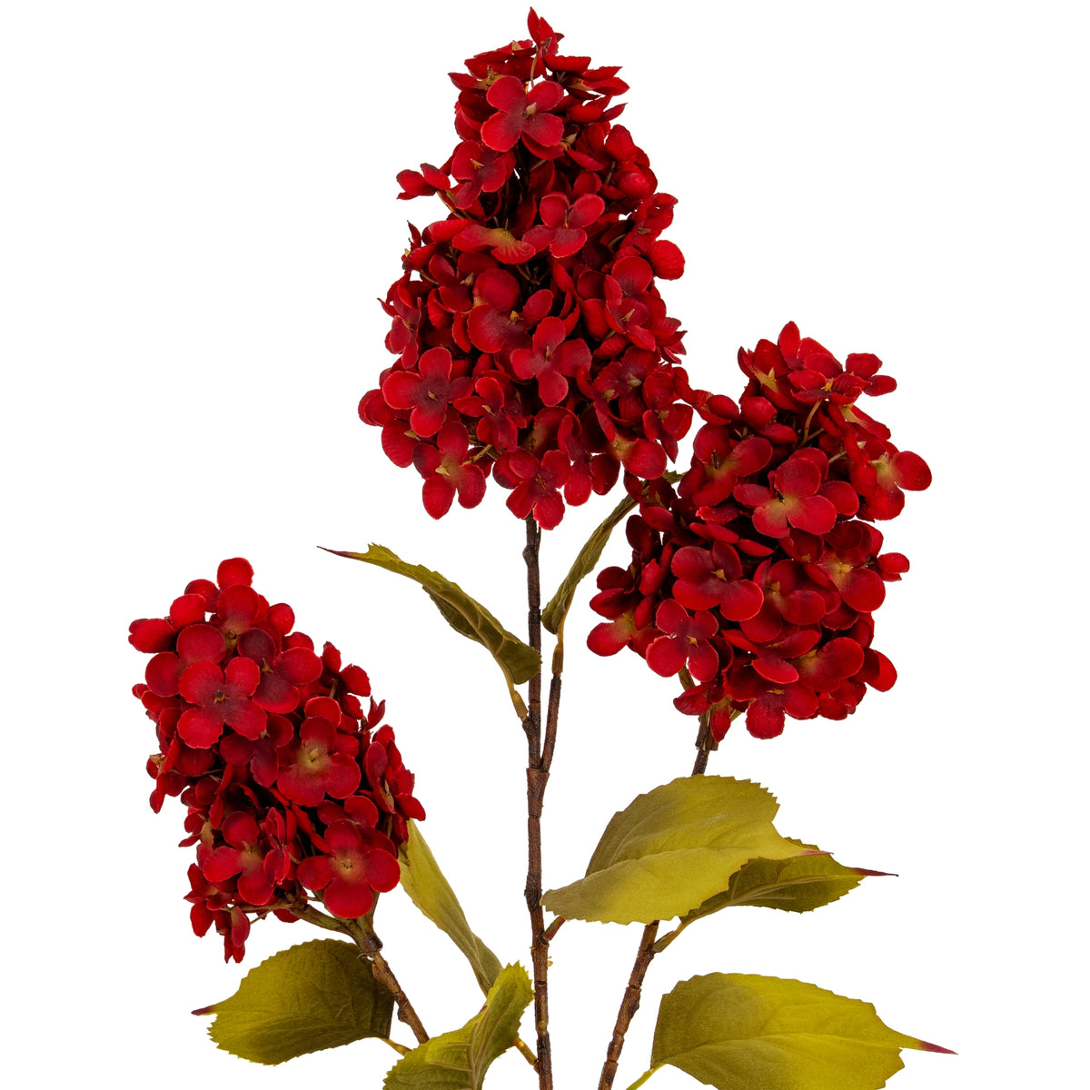 Dark Red Spear Hydrangea Spray - image 3