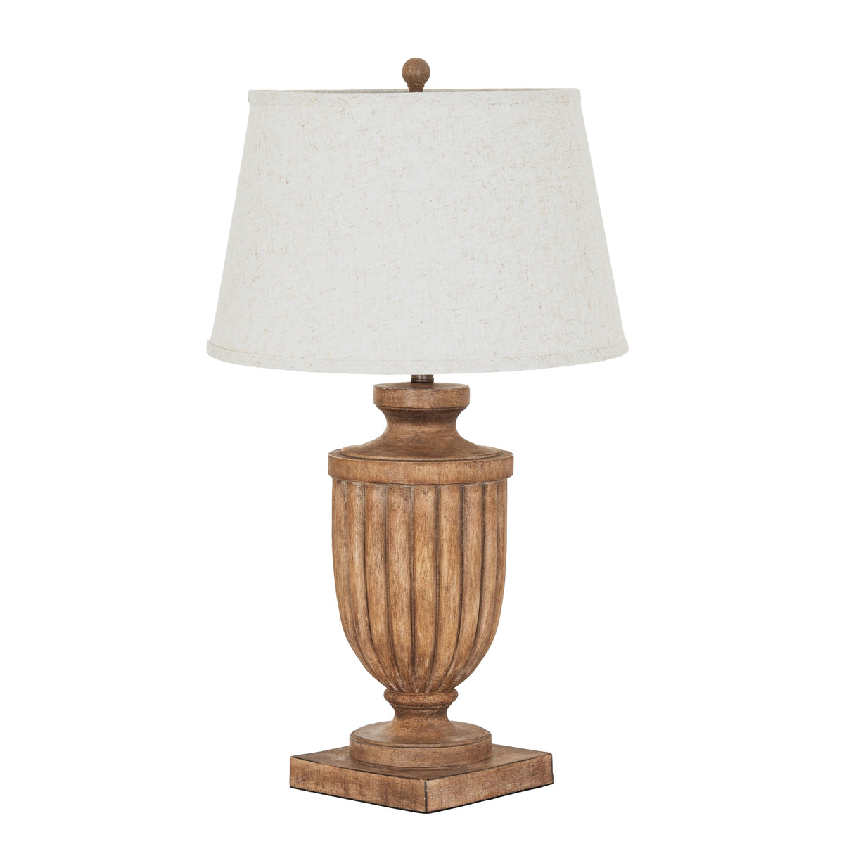 Tassora Table Lamp With Edged Linen Shade - image 4