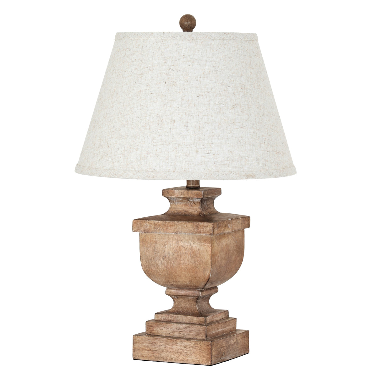 Ravelle Table Lamp With Edged Linen Shade - image 2