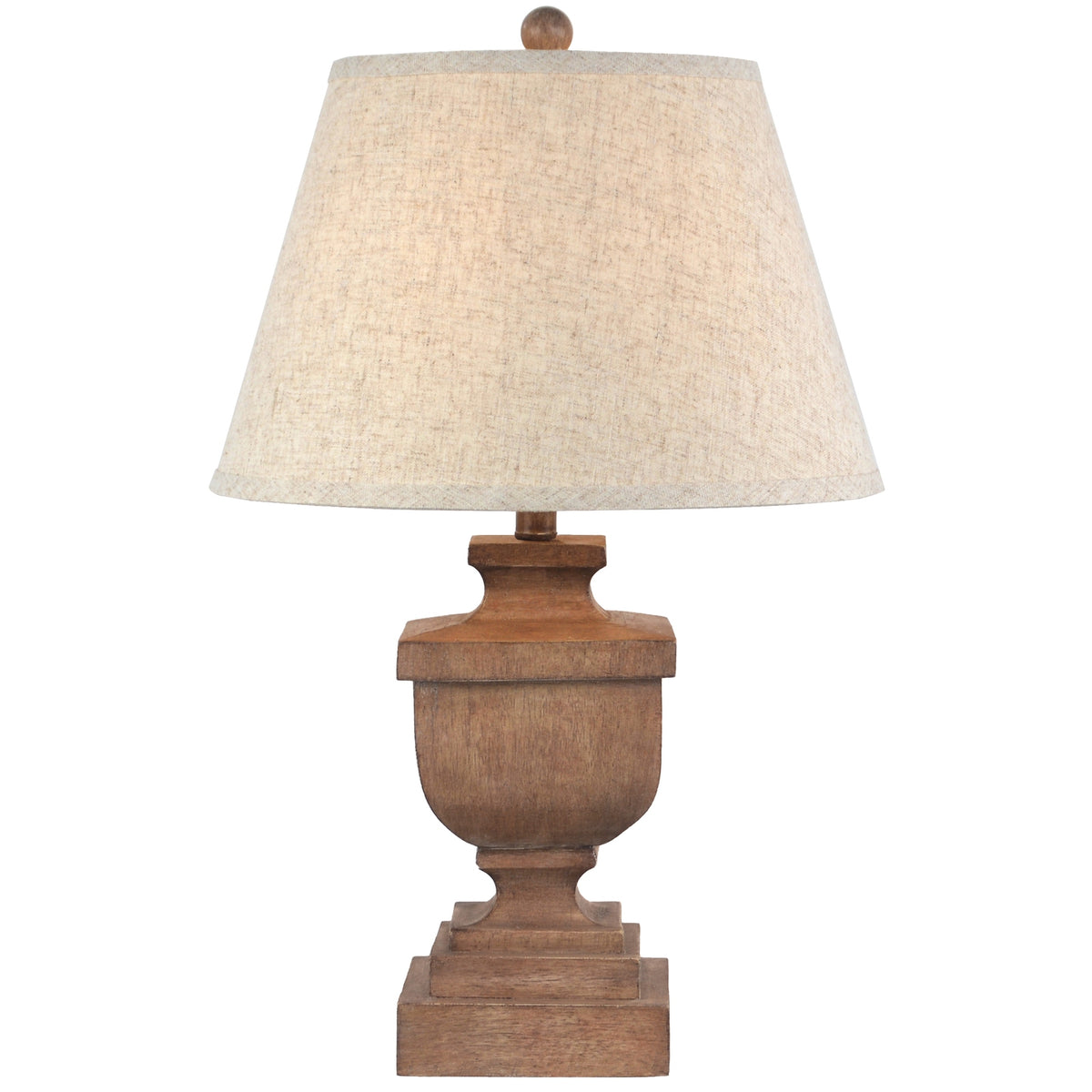 Ravelle Table Lamp With Edged Linen Shade - image 1