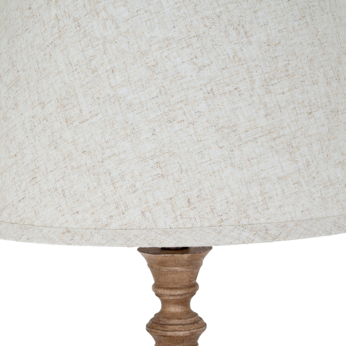 Solenne Table Lamp With Edged Linen Shade - image 4