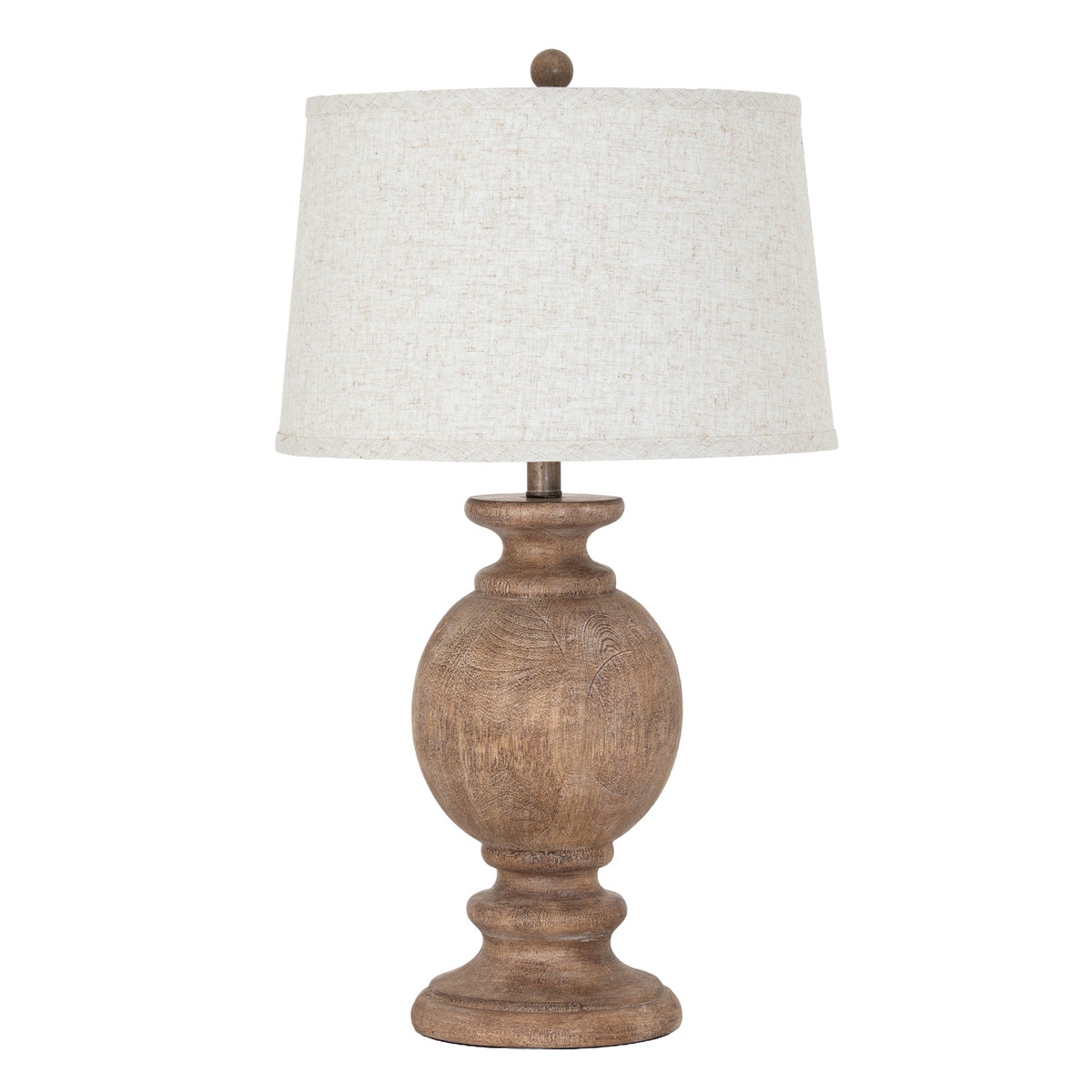 Clarion Table Lamp With Edged Linen Shade - image 3