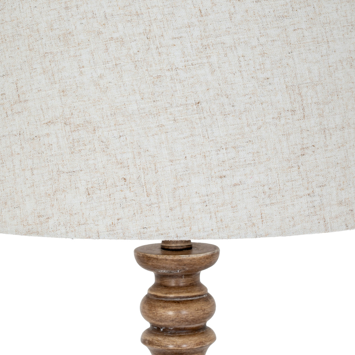 Seraphia Floor Lamp With Edged Linen Shade - image 4