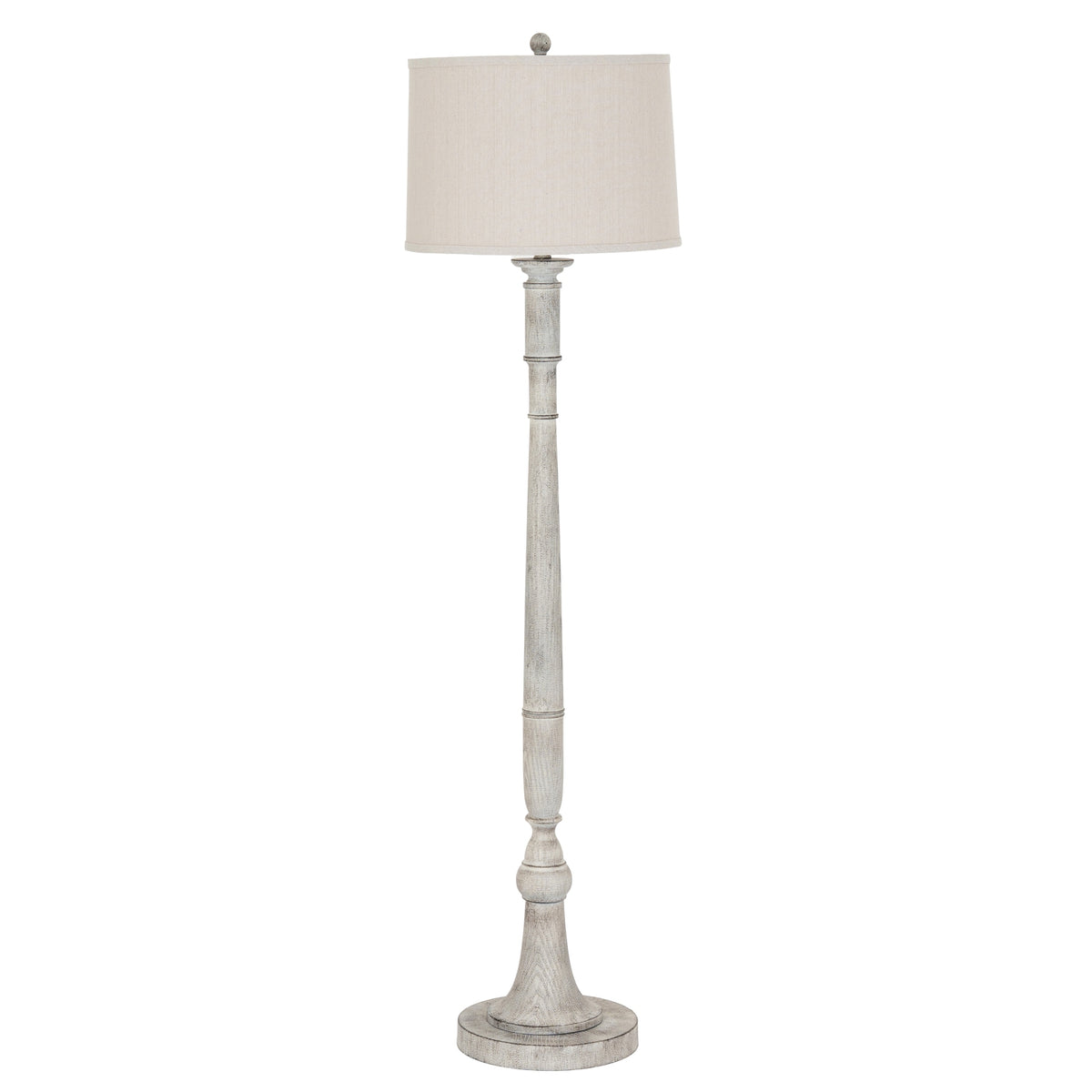 Stella Floor Lamp With Linen Shade - image 2