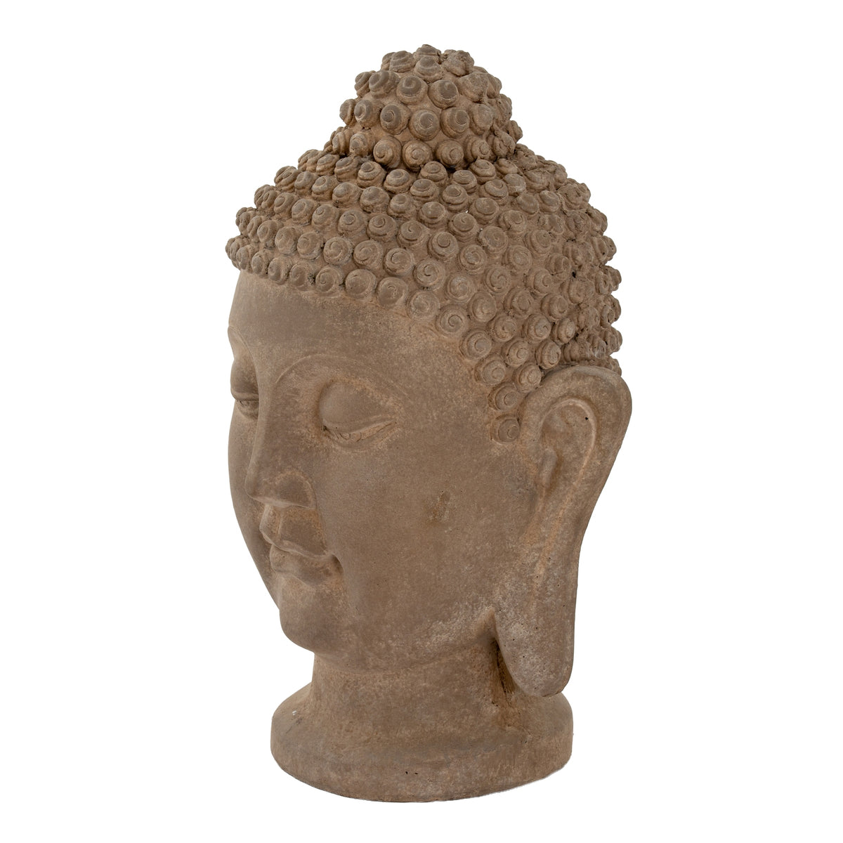 Umber Buddha Head - image 1