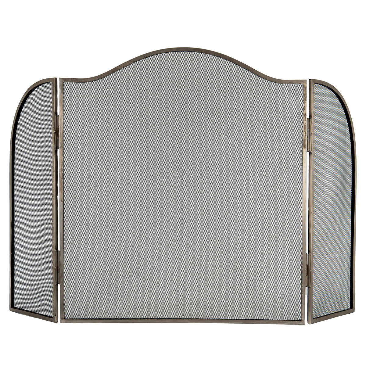 Antiqued Silver Large Fire Screen - image 2