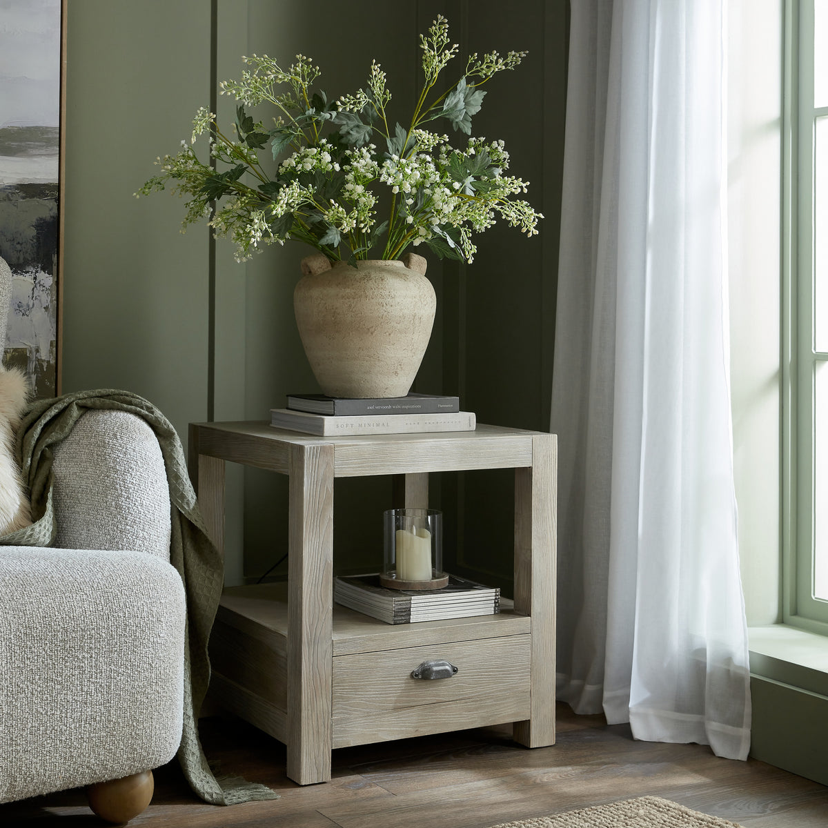 Terra Medium Urn Vase With Handles - image 1