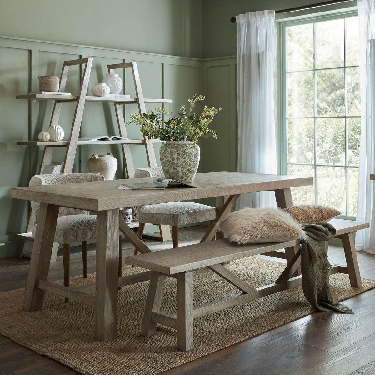 Haldon Collection Large Dining Bench - image 1