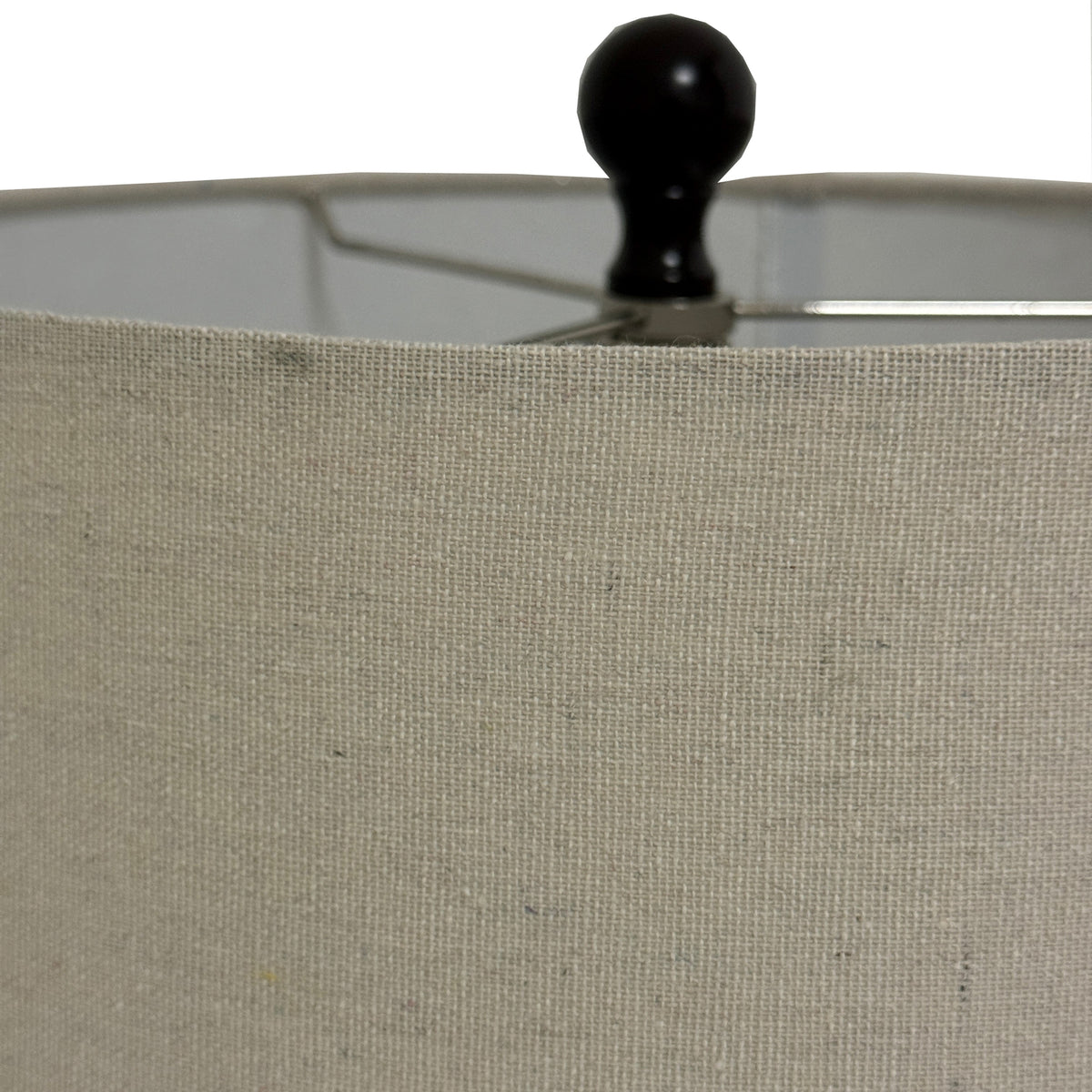 Sepia Shadows Squat Table Lamp With Linen Shade - image 3