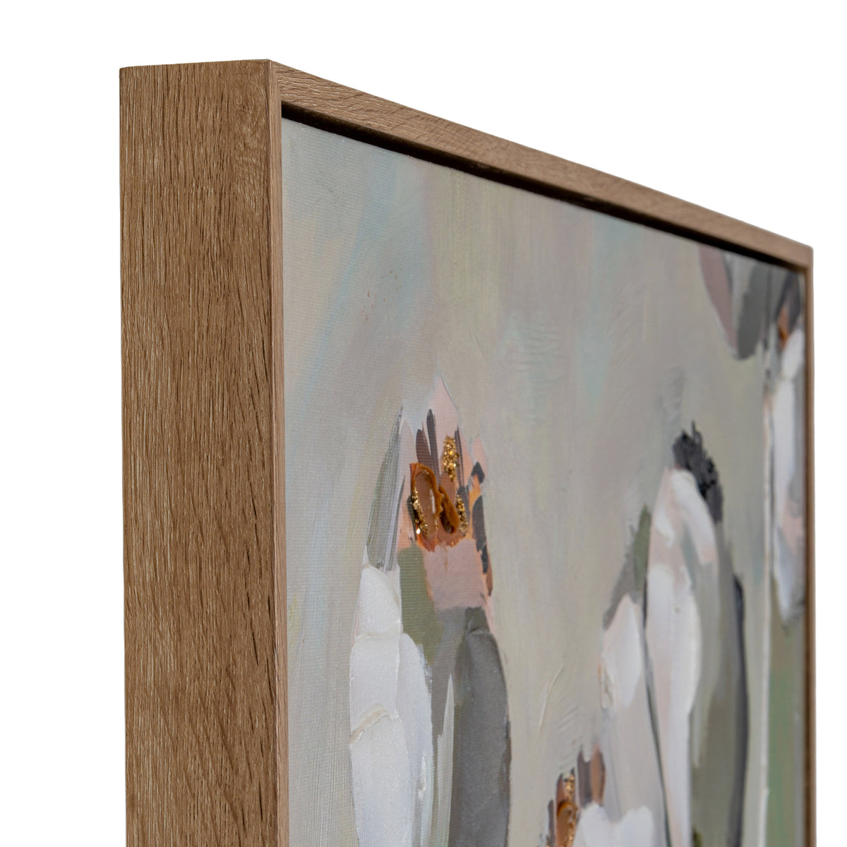 Poppy Heads Hand Painted Canvas in Frame - image 5