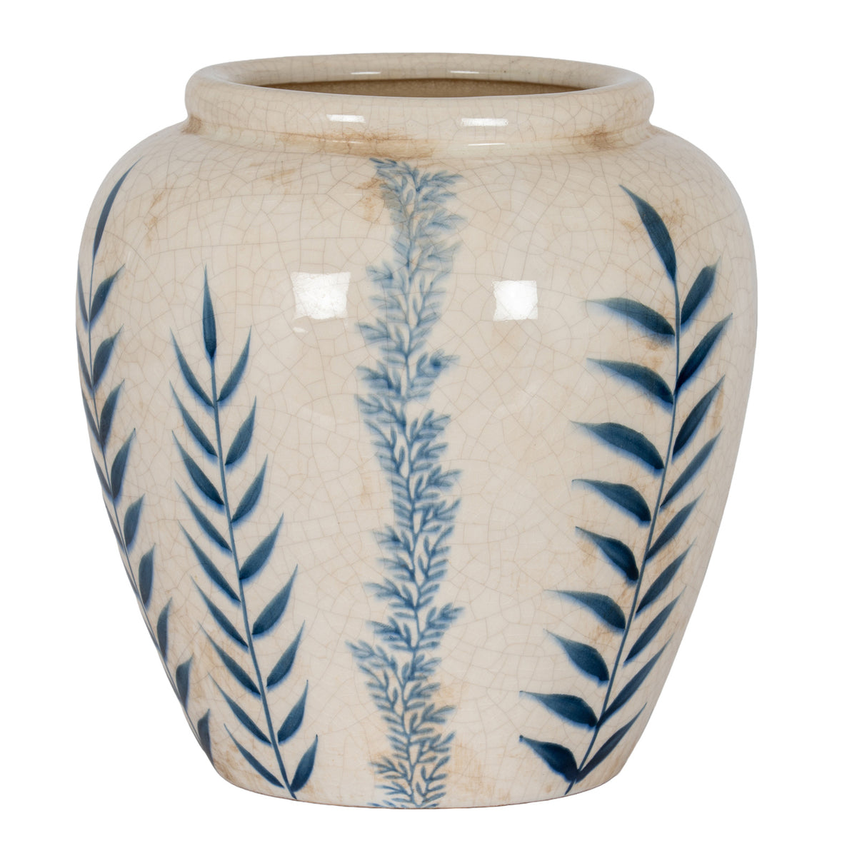Small Blue Flora Olpe Vase - image 2