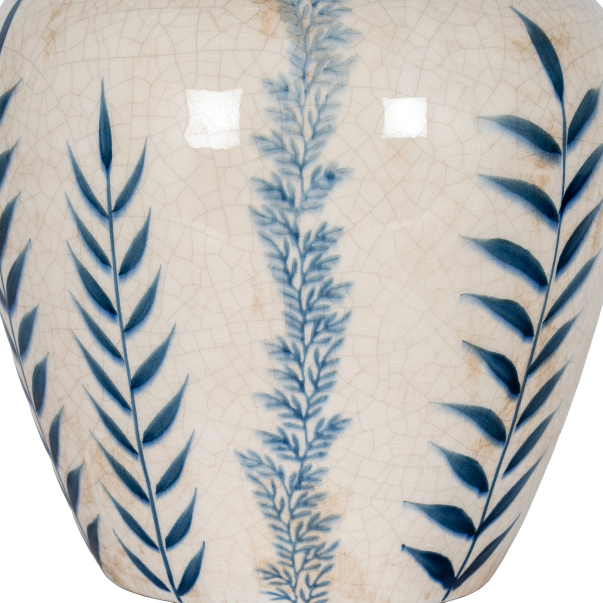 Small Blue Flora Olpe Vase - image 4