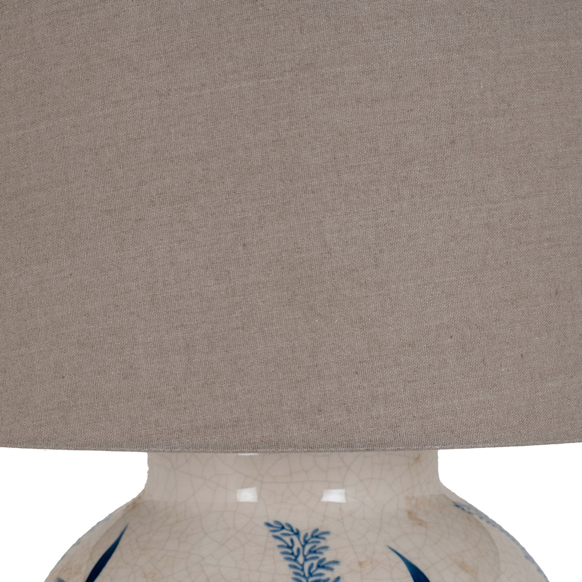 Blue Flora Ceramic Pot Lamp - image 3