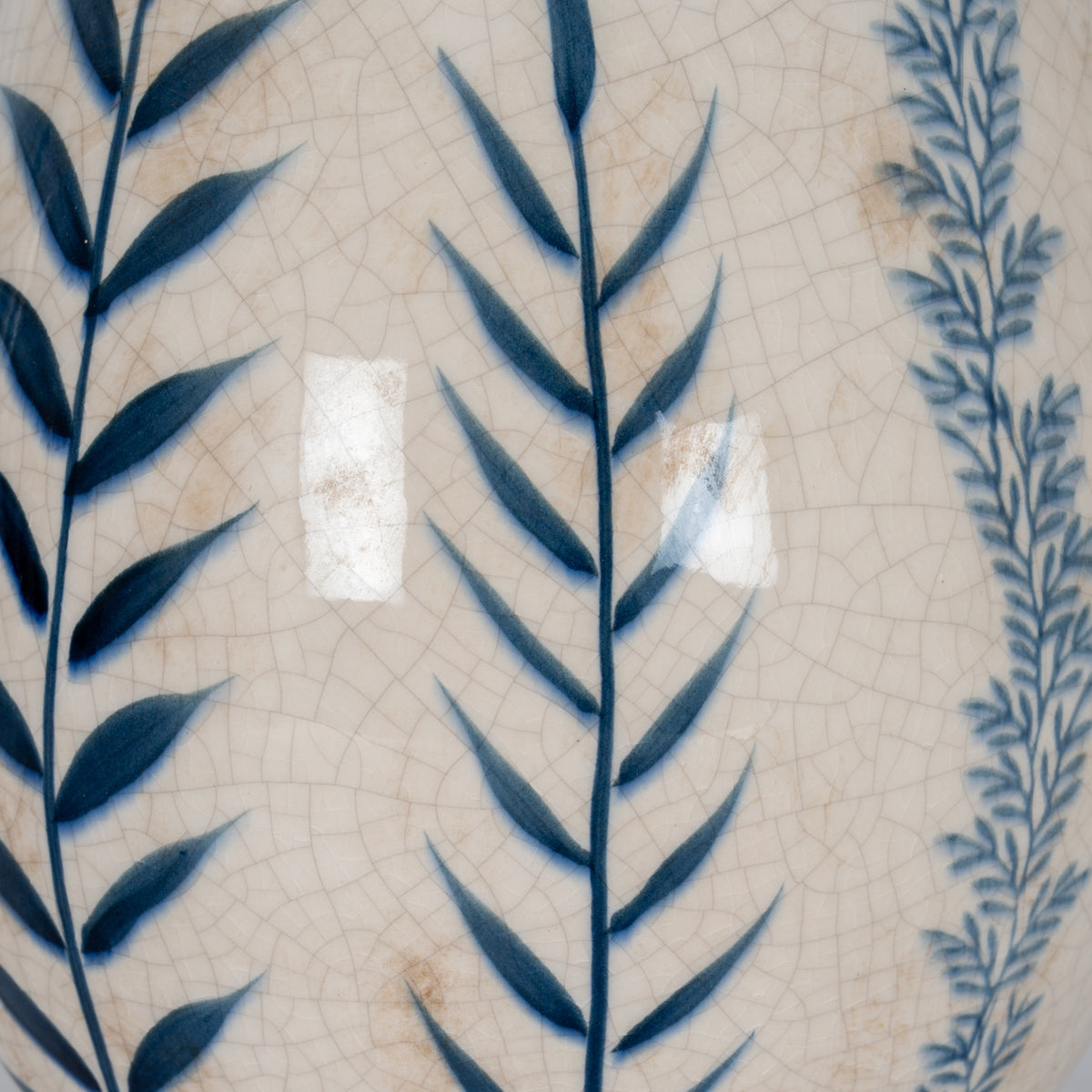 Large Blue Flora Olpe Jug Vase - image 4