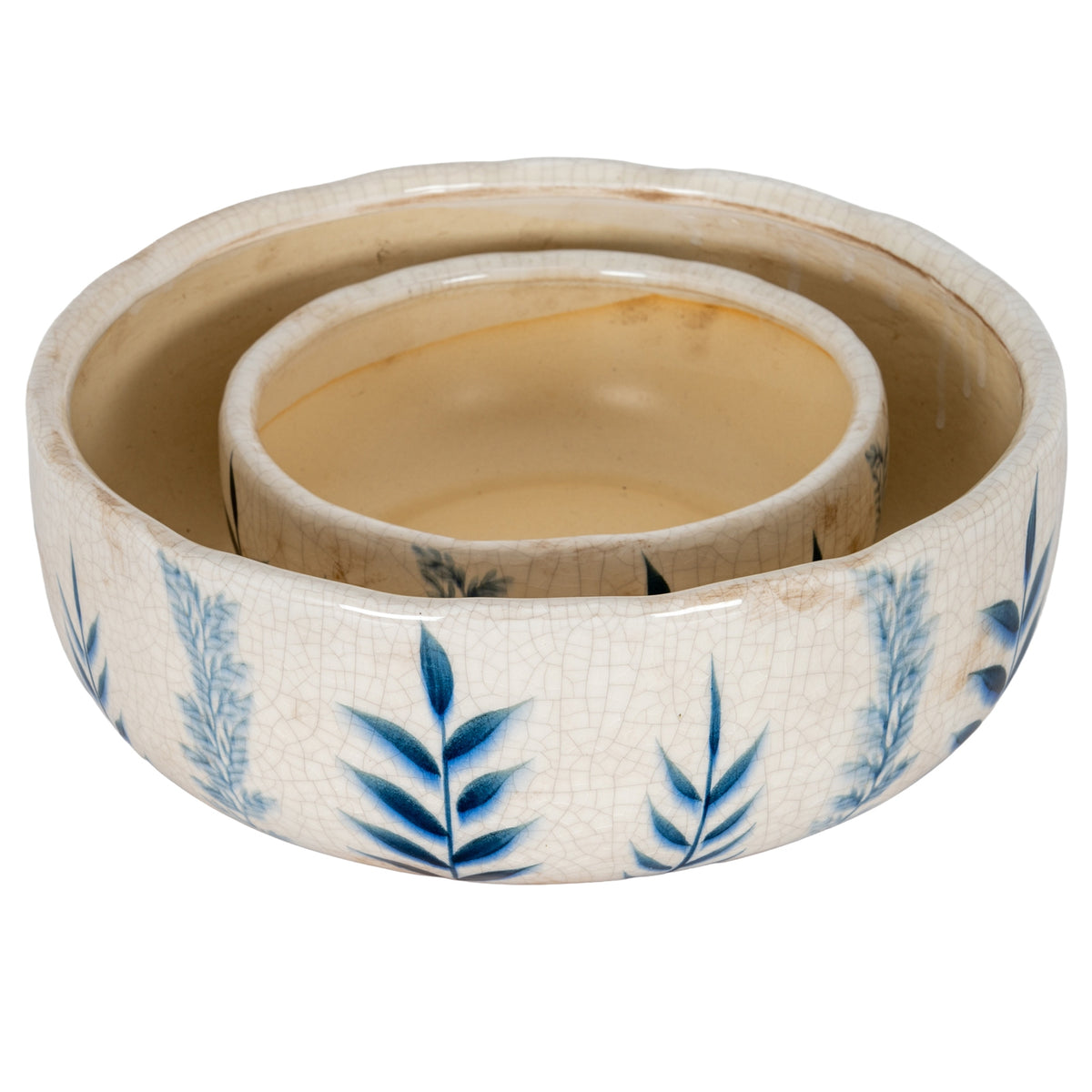 Small Blue Flora Bowl Pot - image 4