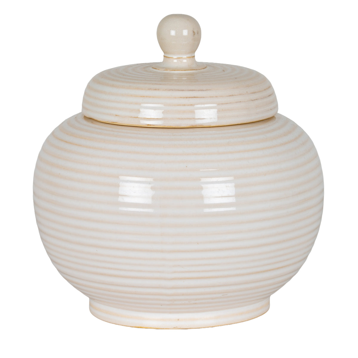 Neva Small Lidded Ceramic Jar - image 1