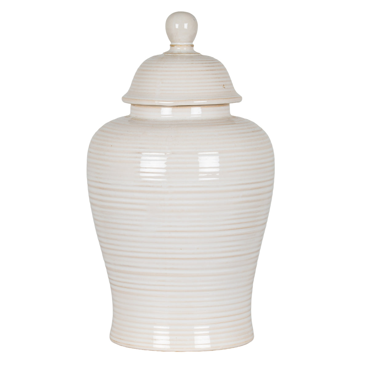 Neva Lidded Ceramic Ginger Jar - image 1