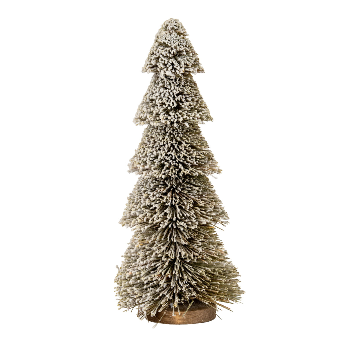 Large Tiered Snowy Brush Tree - image 1