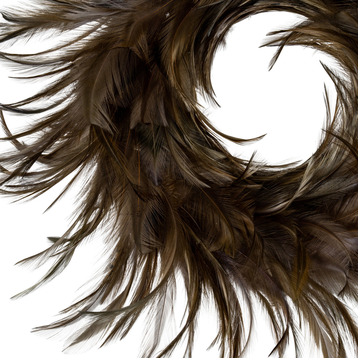 Fawn Feather Candle Wreath - image 2