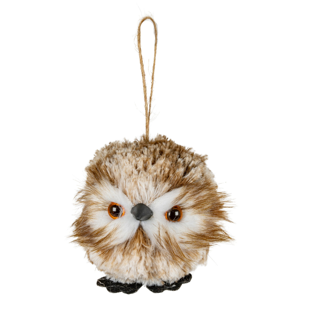 Feather Winter Owl Decoration - image 1