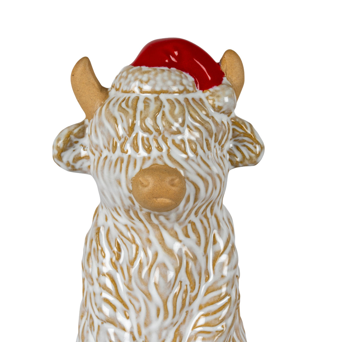 Merry Moo Ceramic Cow Ornament - image 2