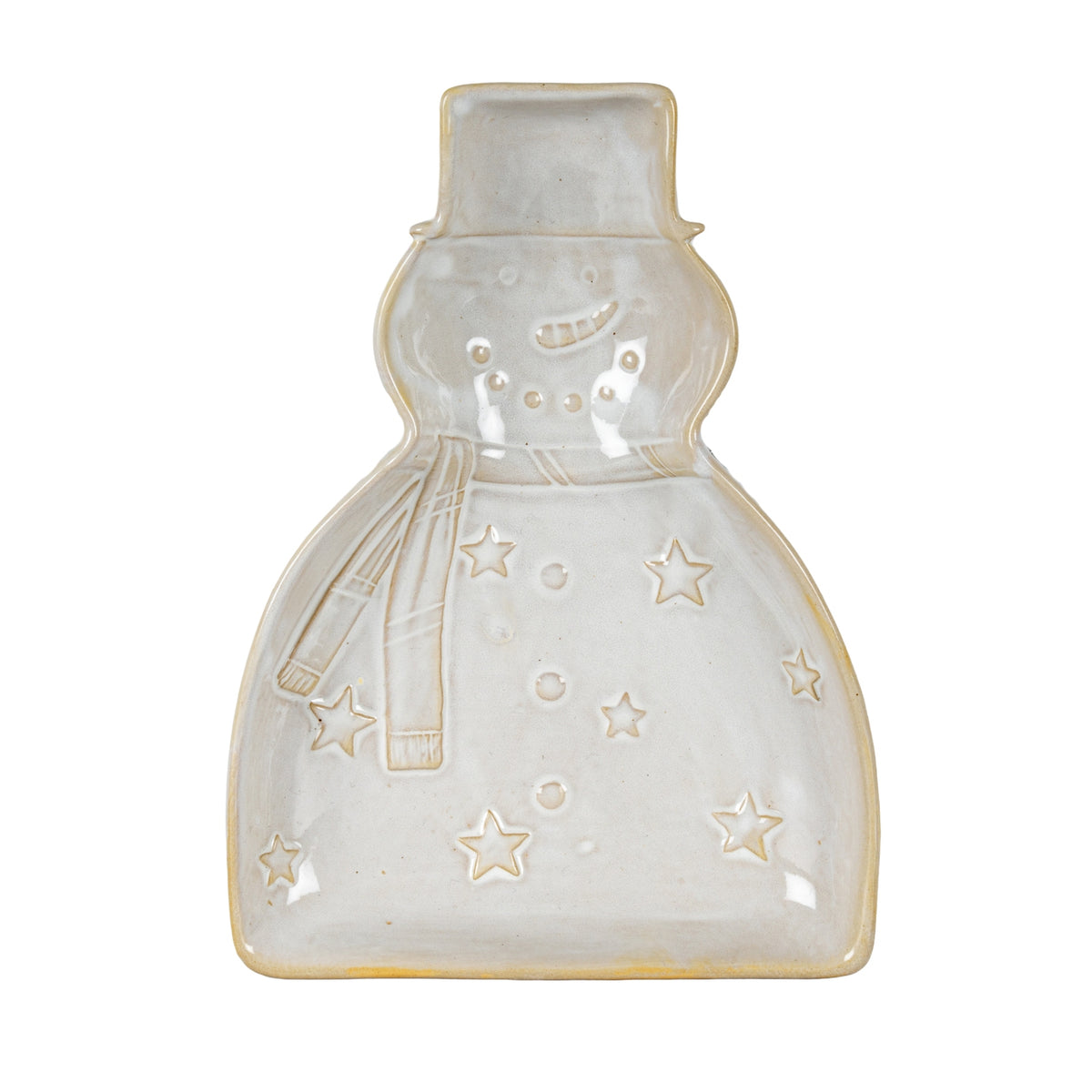 Alora Ceramic Snowman Dish - image 2