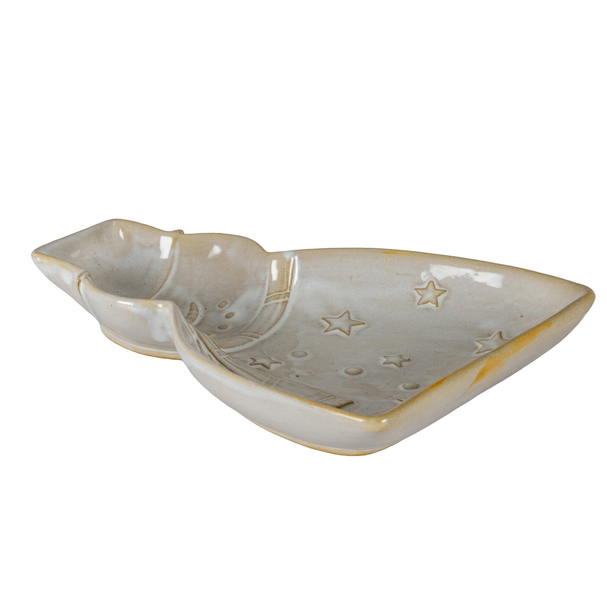 Alora Ceramic Snowman Dish - image 1