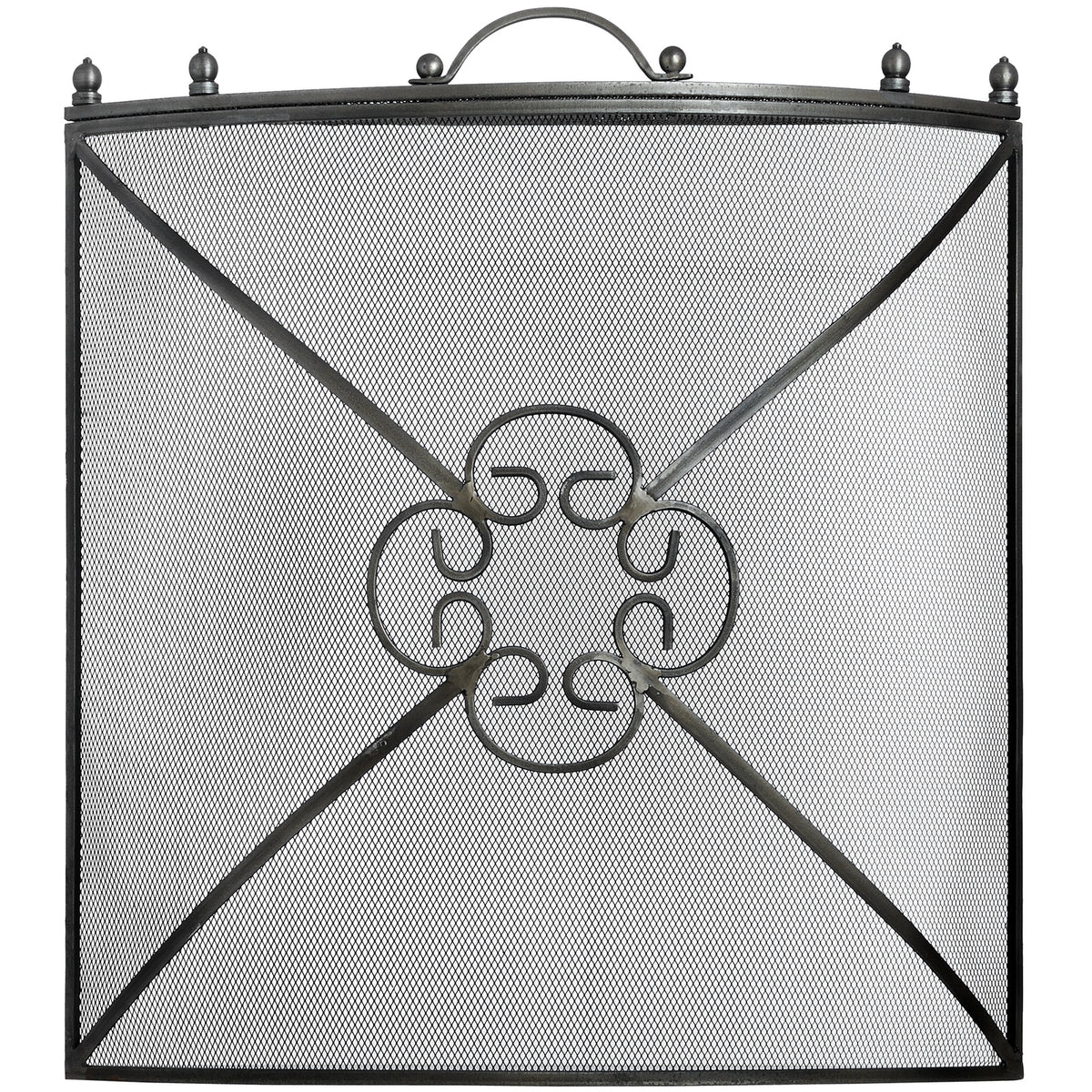 Mesh Fireguard in Antique Pewter Effect Finish - image 2