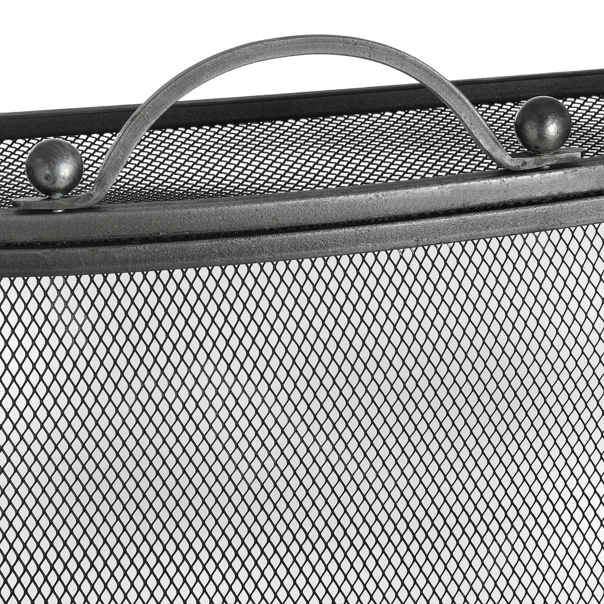 Mesh Fireguard in Antique Pewter Effect Finish - image 3