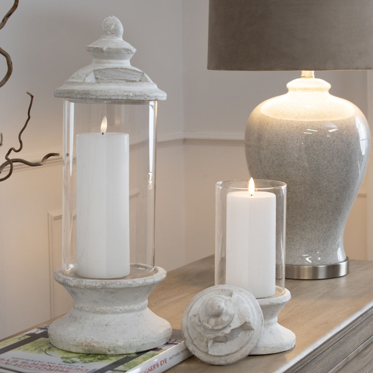 Glass Candle Holder - image 3