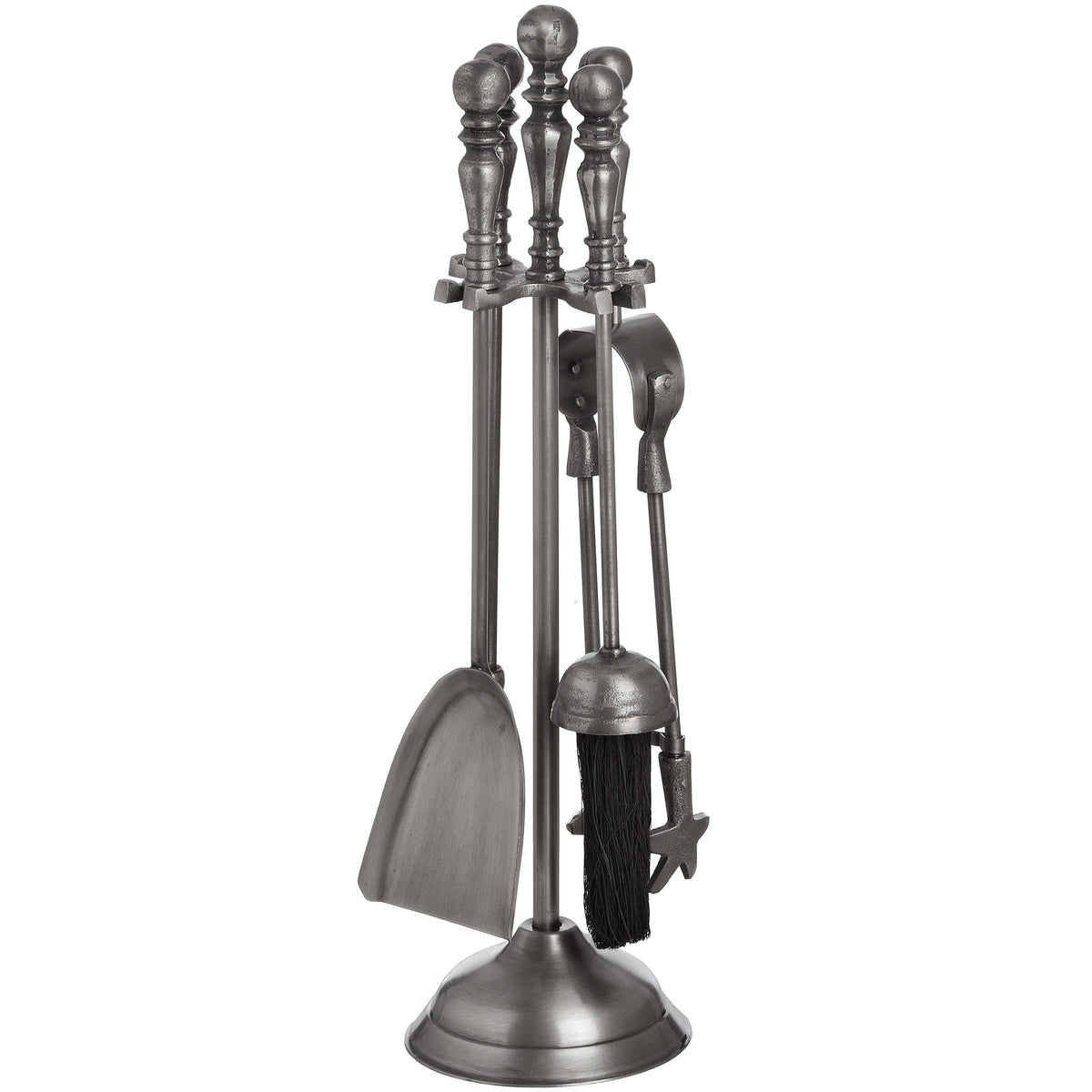 Traditional Companion Set In Antique Pewter - image 3