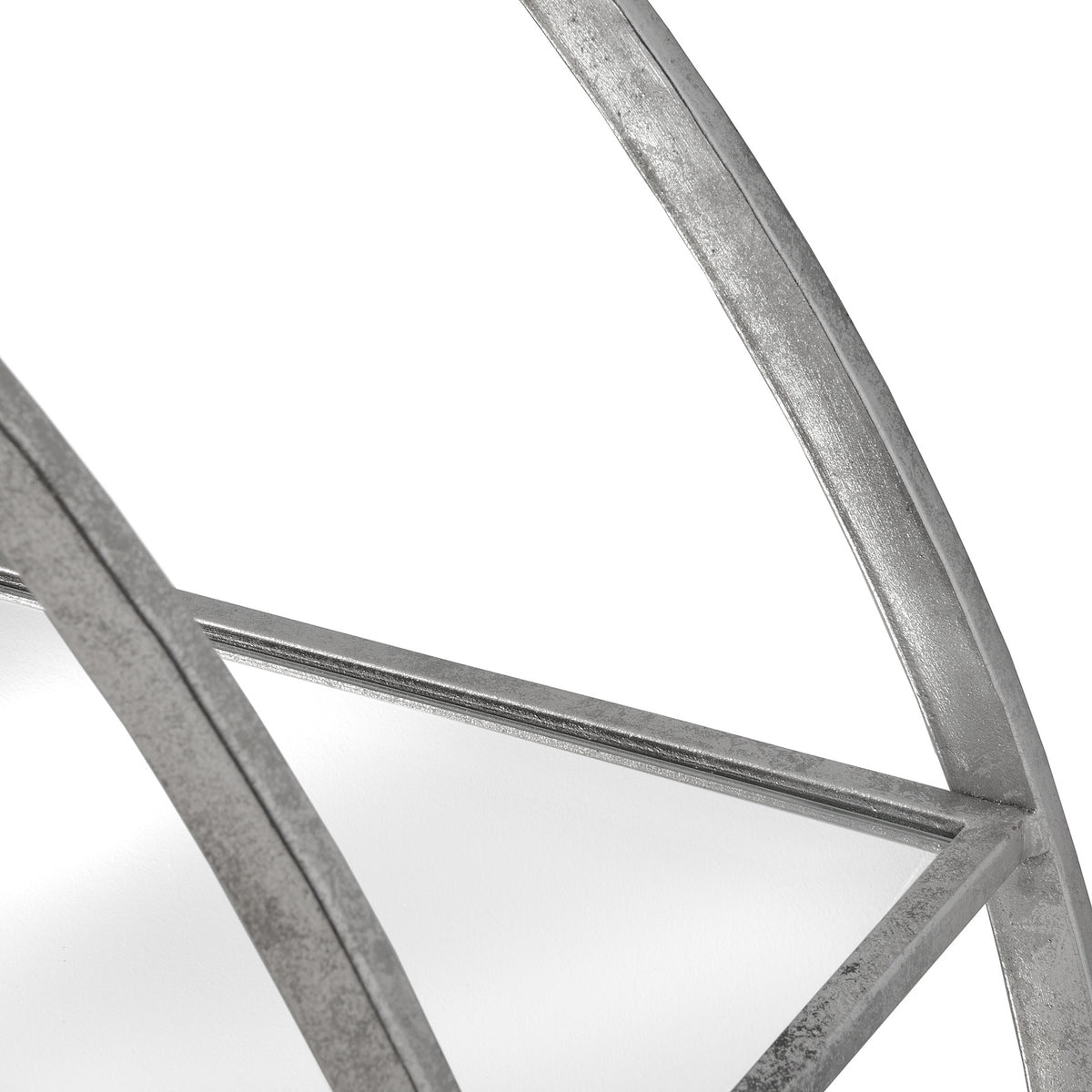 Large Circular Silver Wall Hanging Multi Shelf - image 4
