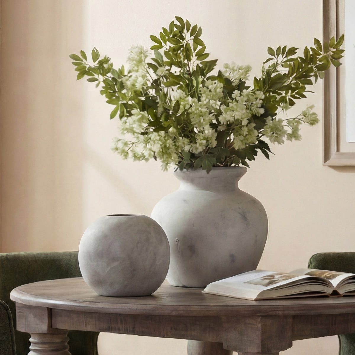 Darcy Antique White Vase - image 1