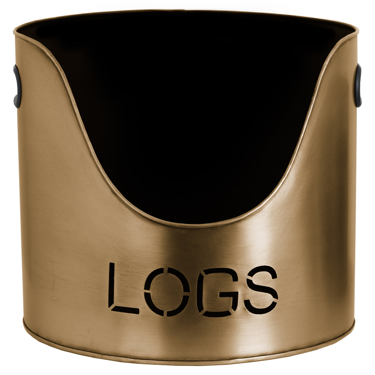 Bronze Finish Logs And Kindling Buckets & Matchstick Holder - image 3