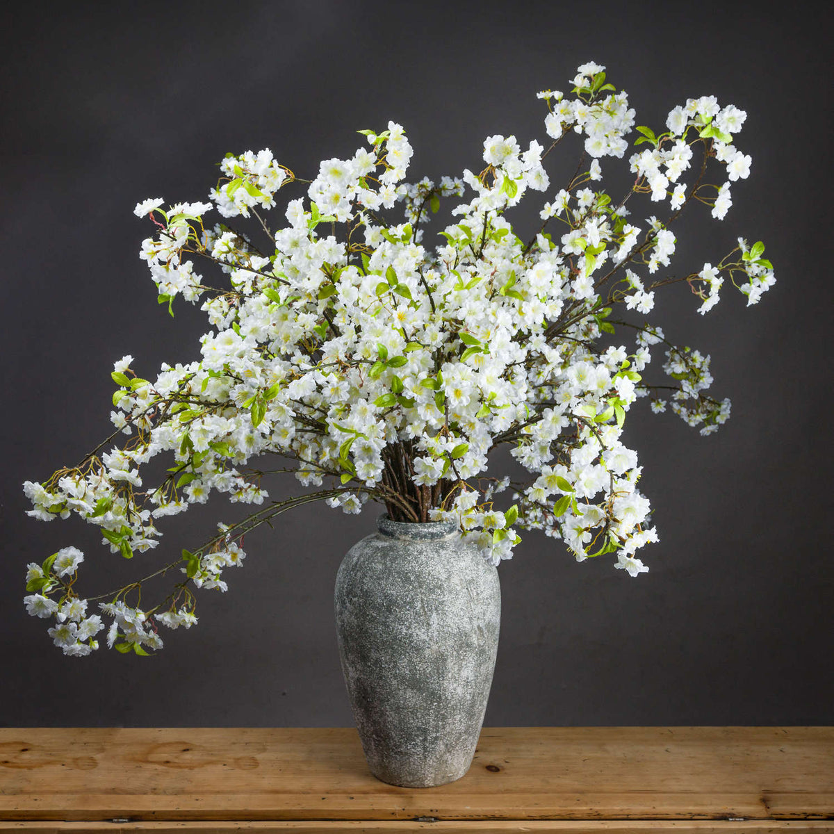 White Cherry Blossom Spray - image 1