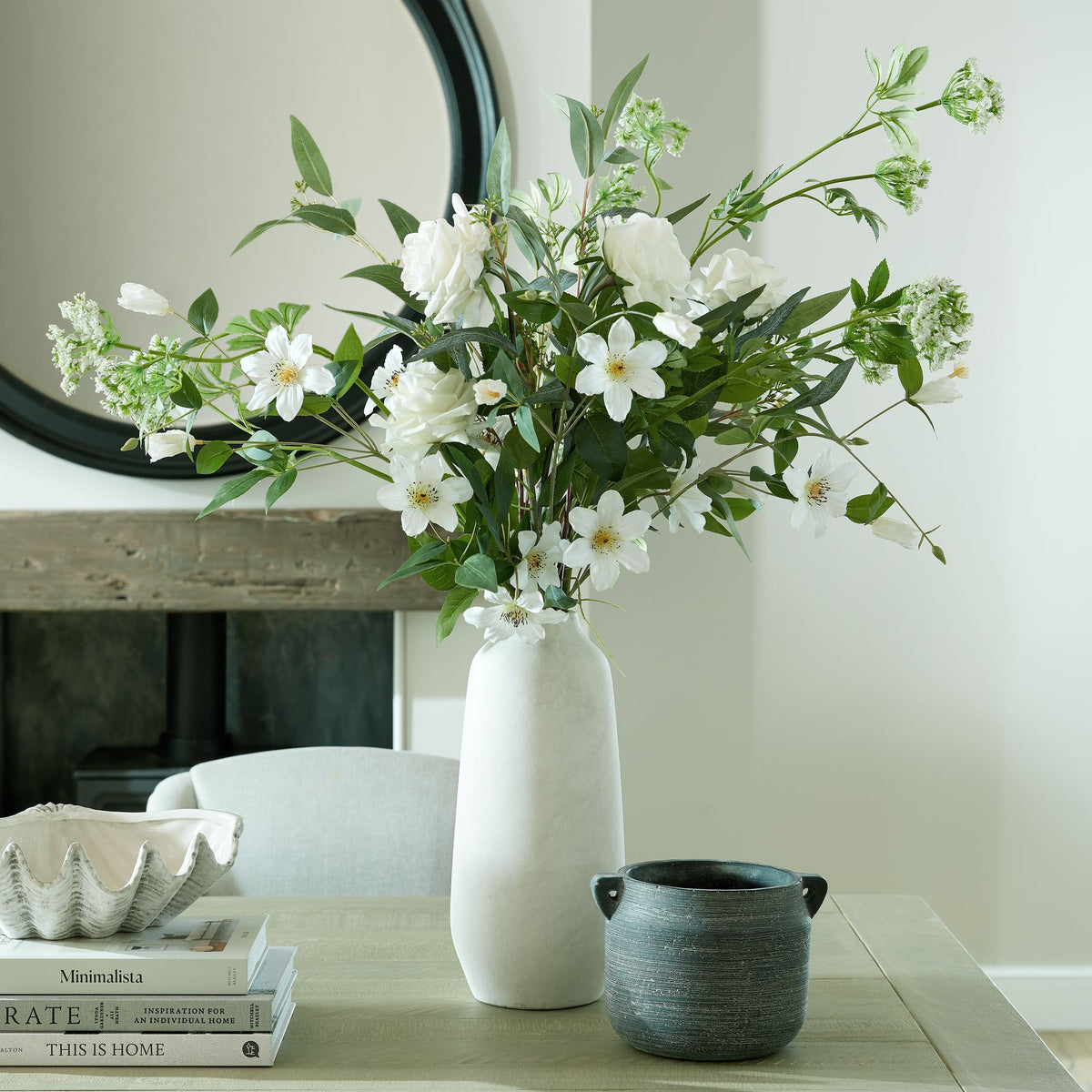 Large White Garden Rose - image 4