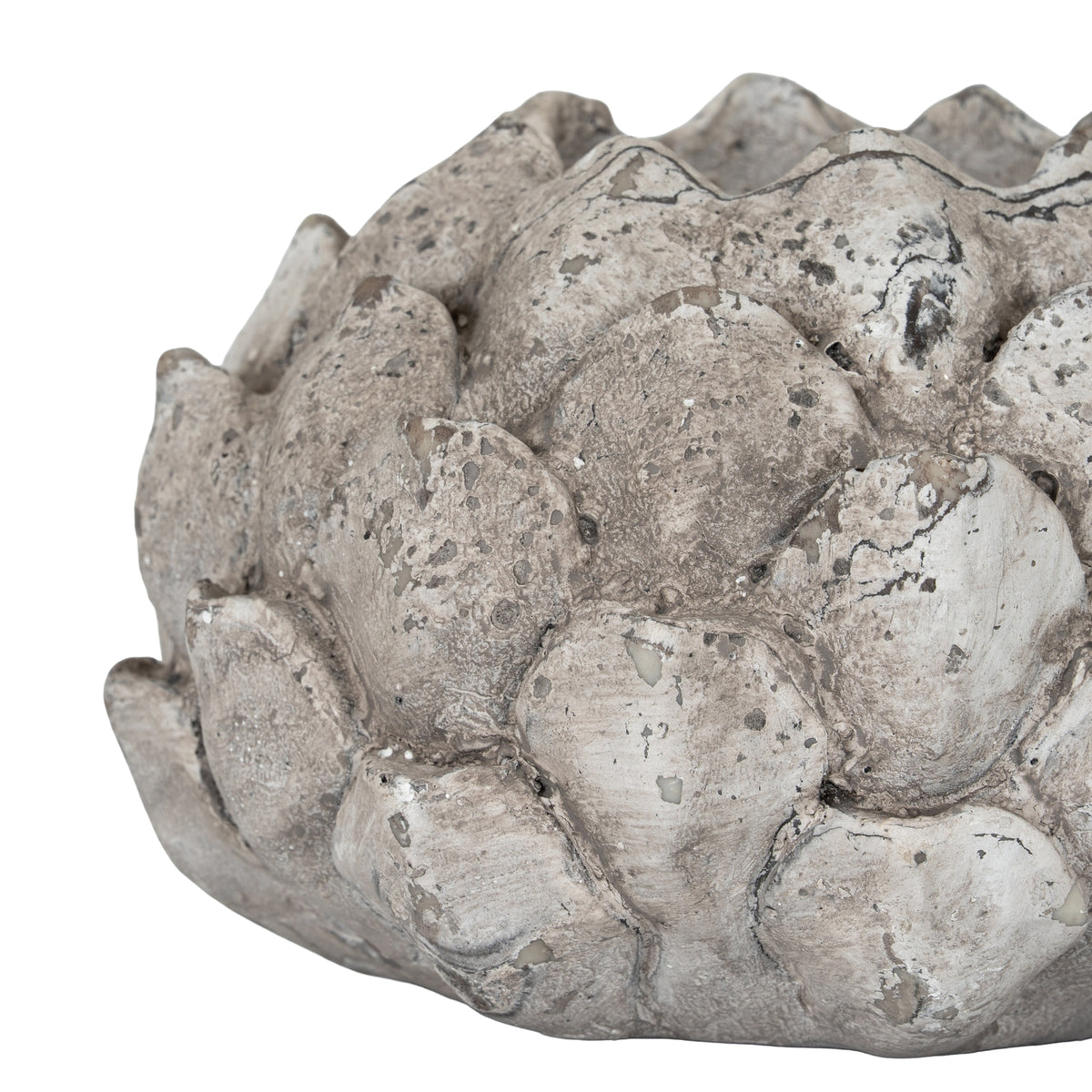 Large Stone Effect Acorn Tea Light Holder - image 3