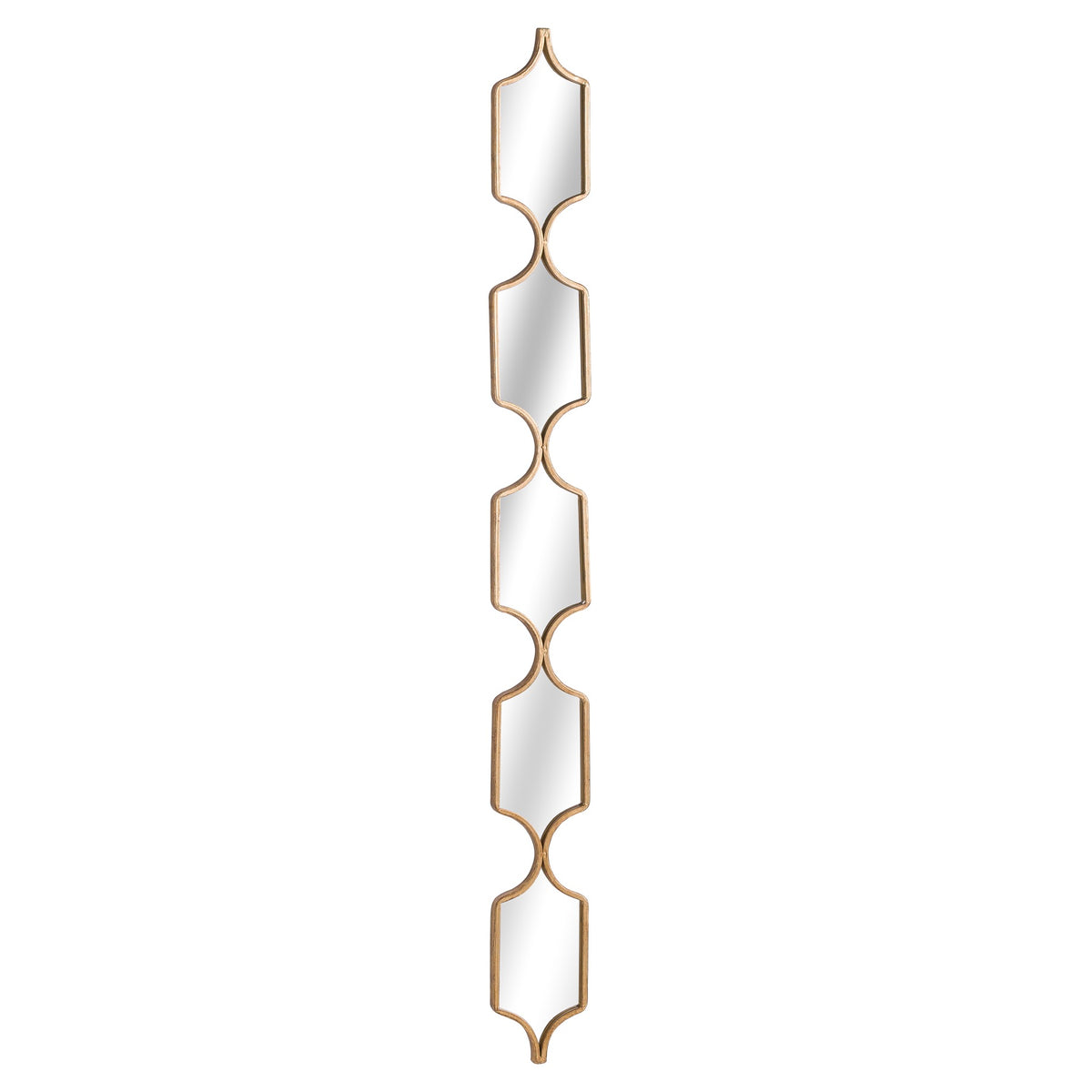 Square Decorative Hanging Collage Mirror In Gold - image 1