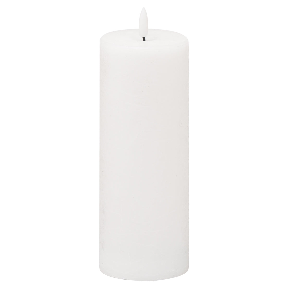 Luxe Collection Natural Glow 3x8 LED White Wax Candle - image 1