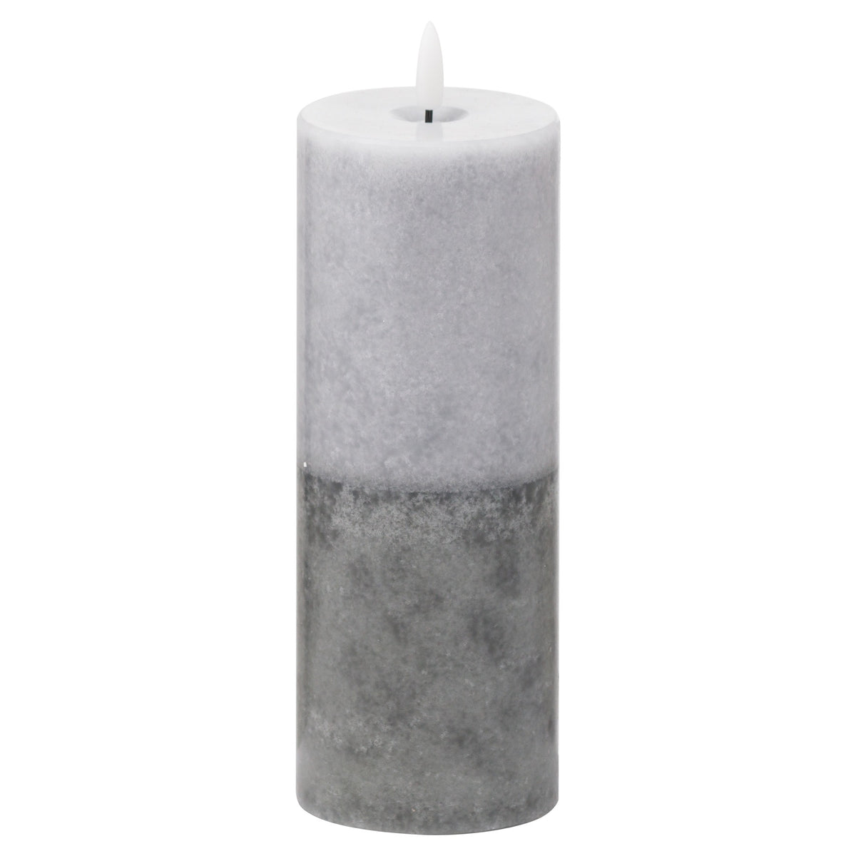 Luxe Collection Natural Glow 3x8 Stone LED Wax Candle - image 1