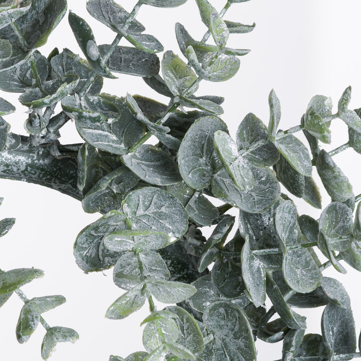 Large Frosted Eucalyptus Candle Wreath - image 2