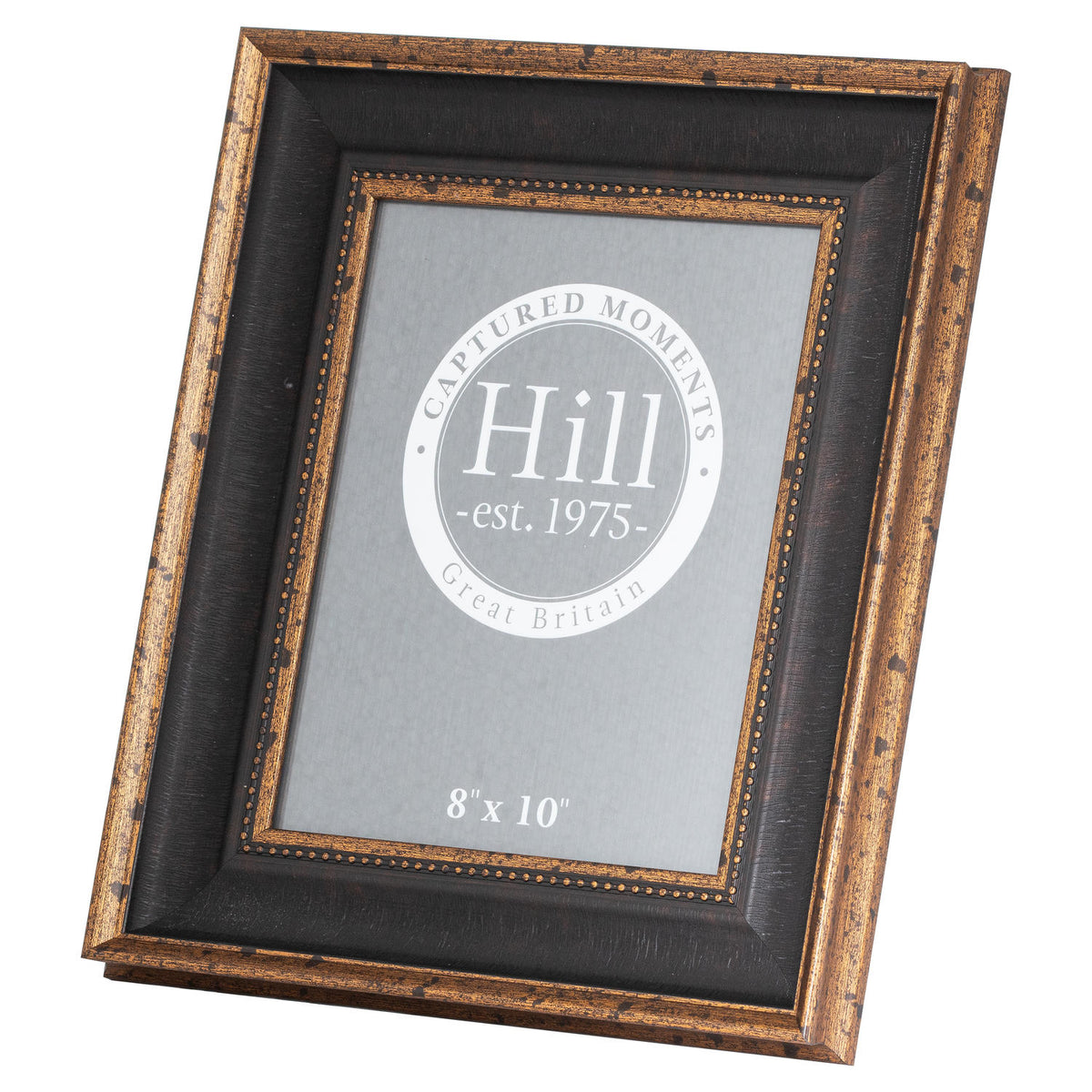 Black And Antique Gold Beaded  8X10 Photo Frame - image 1