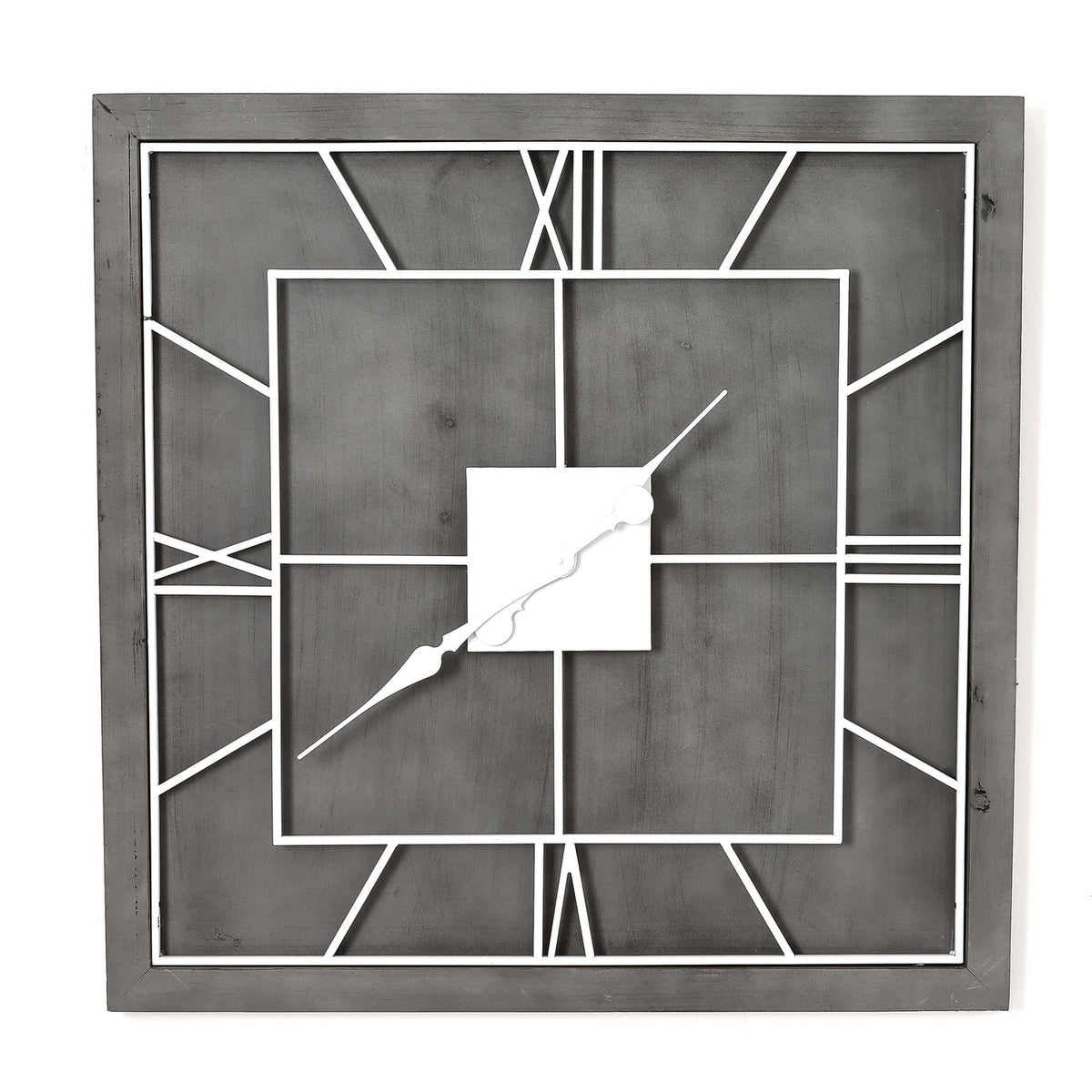 Williston Grey Square Wall Clock - image 1