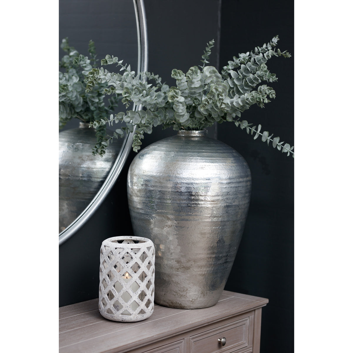 Hammered Silver Astral Vase - image 3