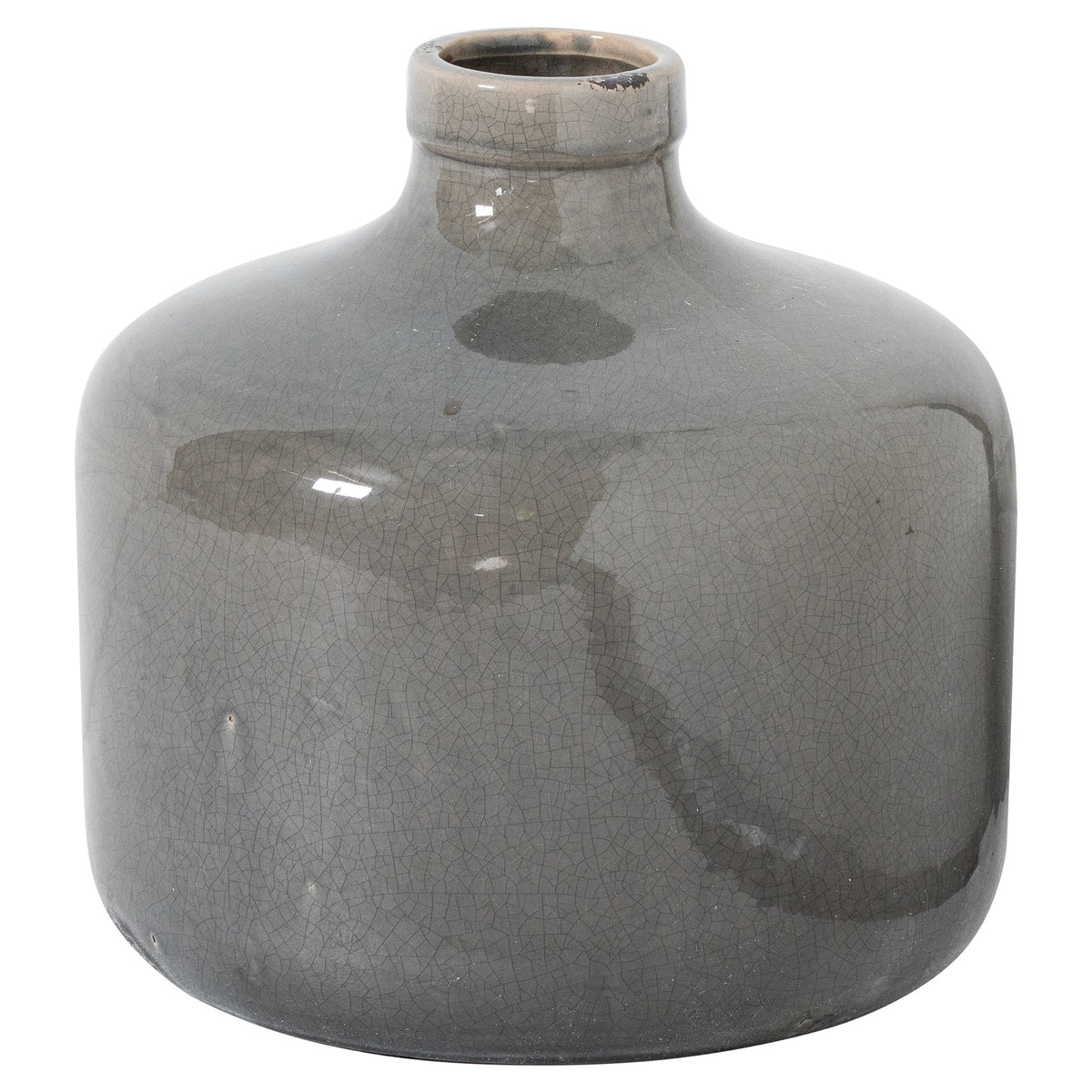 Garda Grey Glazed Chive Vase - image 1