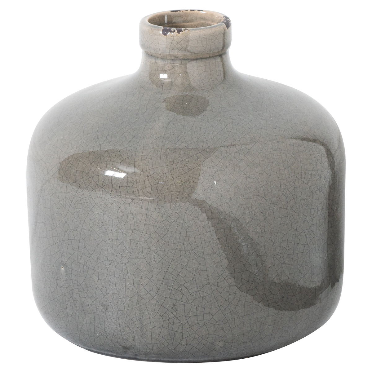 Garda Grey Glazed Eve Vase - image 1
